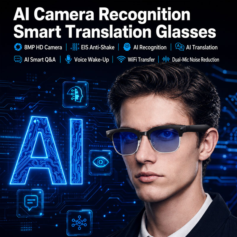 Audio Music Recognition - Lunettes de traduction intelligentes IA W630