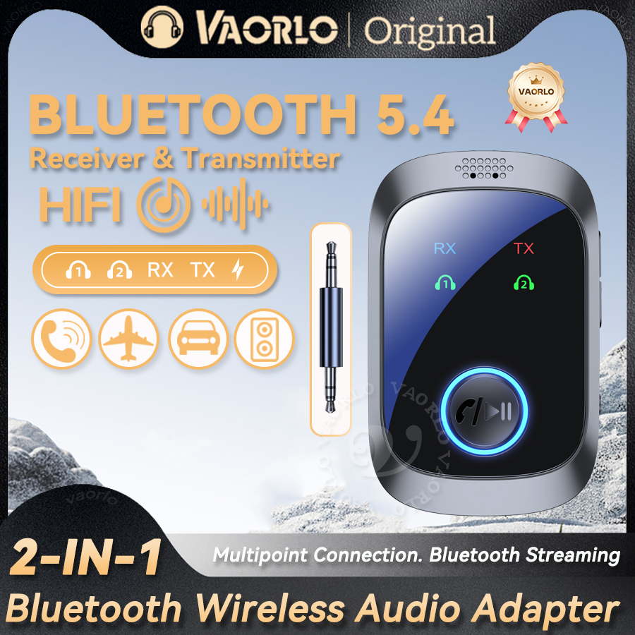 Audio Hd Music - Récepteur/émetteur audio Bluetooth 5.4 2-en-1 récemment