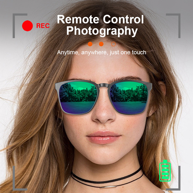 Audio Music To Video Ai - Lunettes intelligentes Bluetooth AI avec traduction