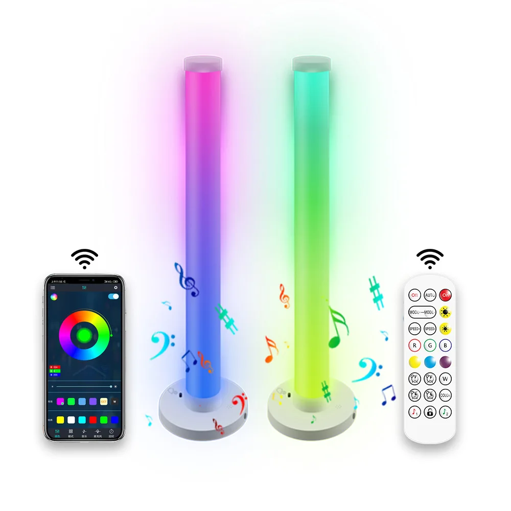 Audio Music Recognition - Lampe de table intelligente Atmosphere, barre
