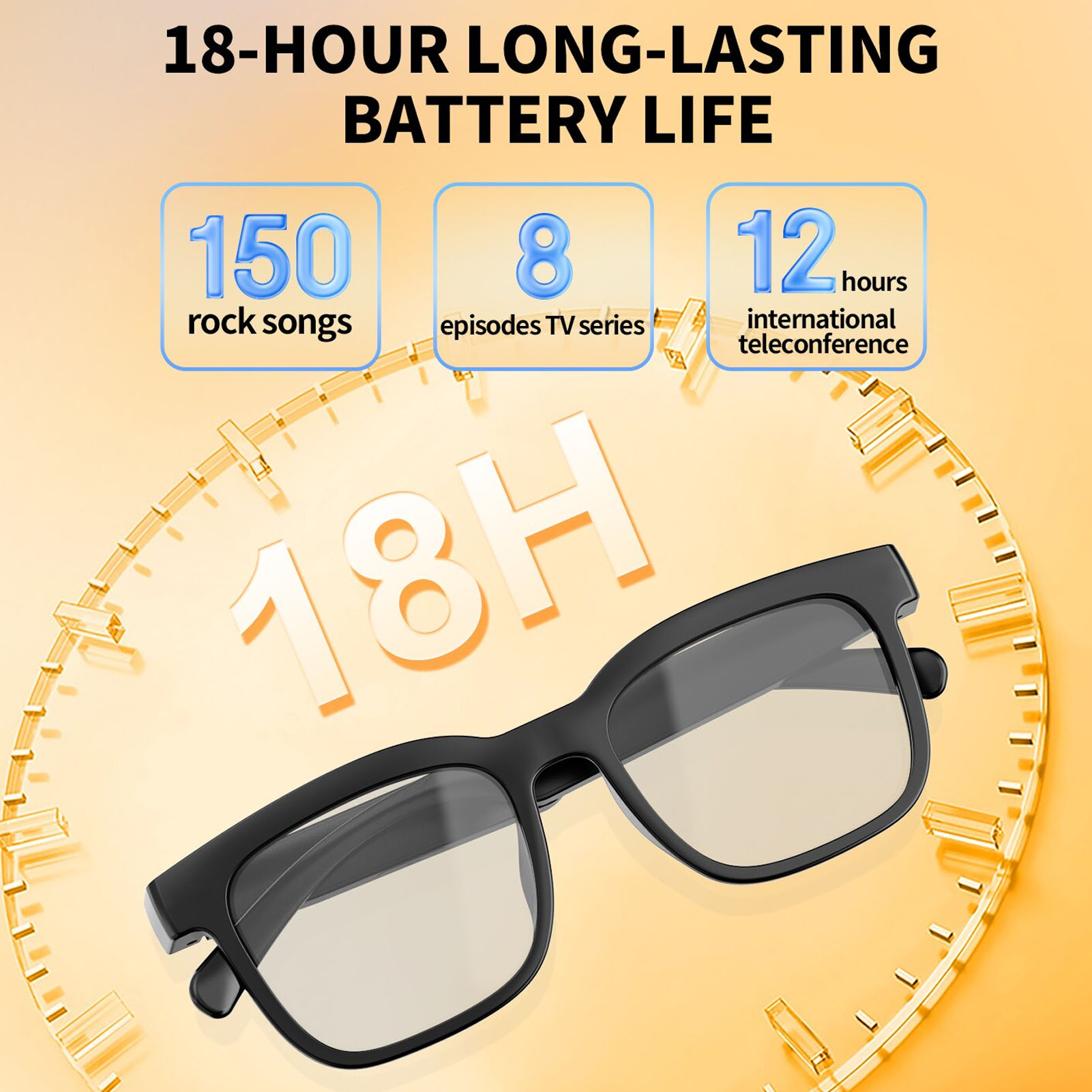 Audio Music Hifi - Lunettes audio intelligentes pour femmes et