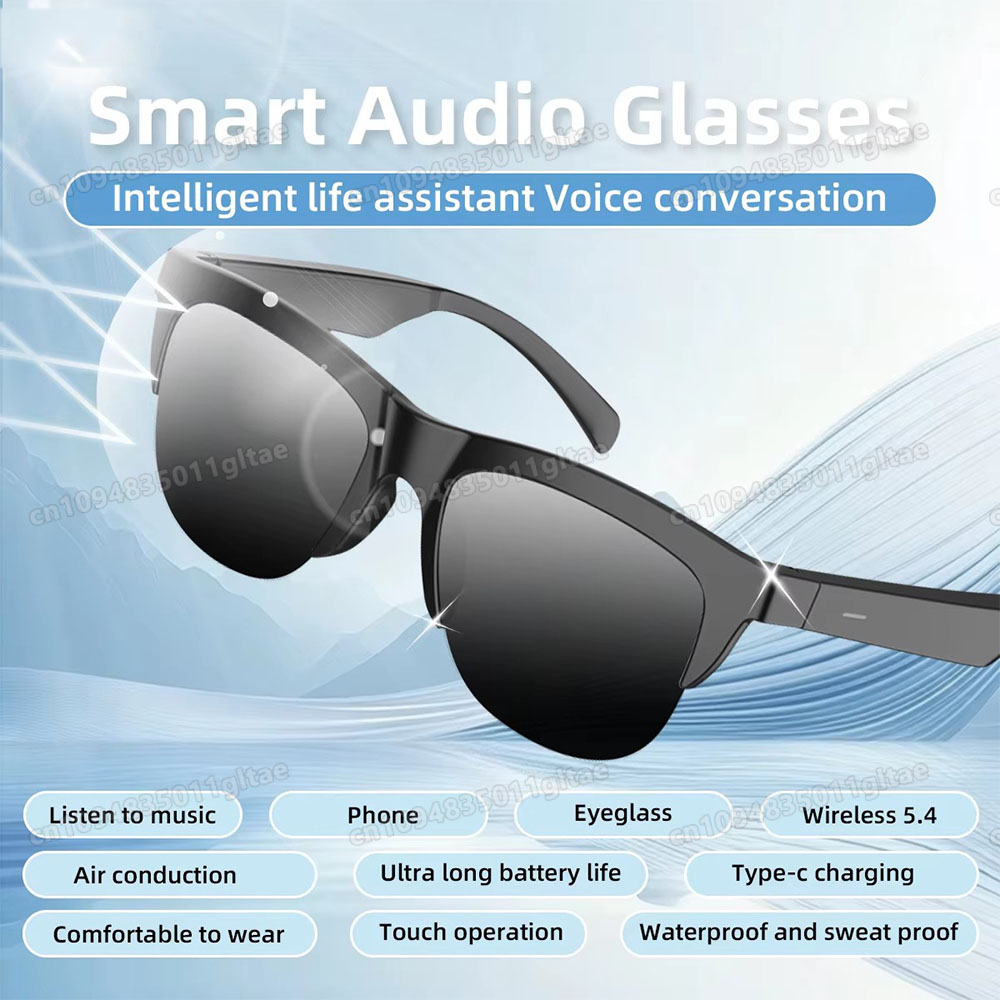 Audio Music Hifi - Nouvelles Lunettes Intelligentes avec Contrôle Caméra