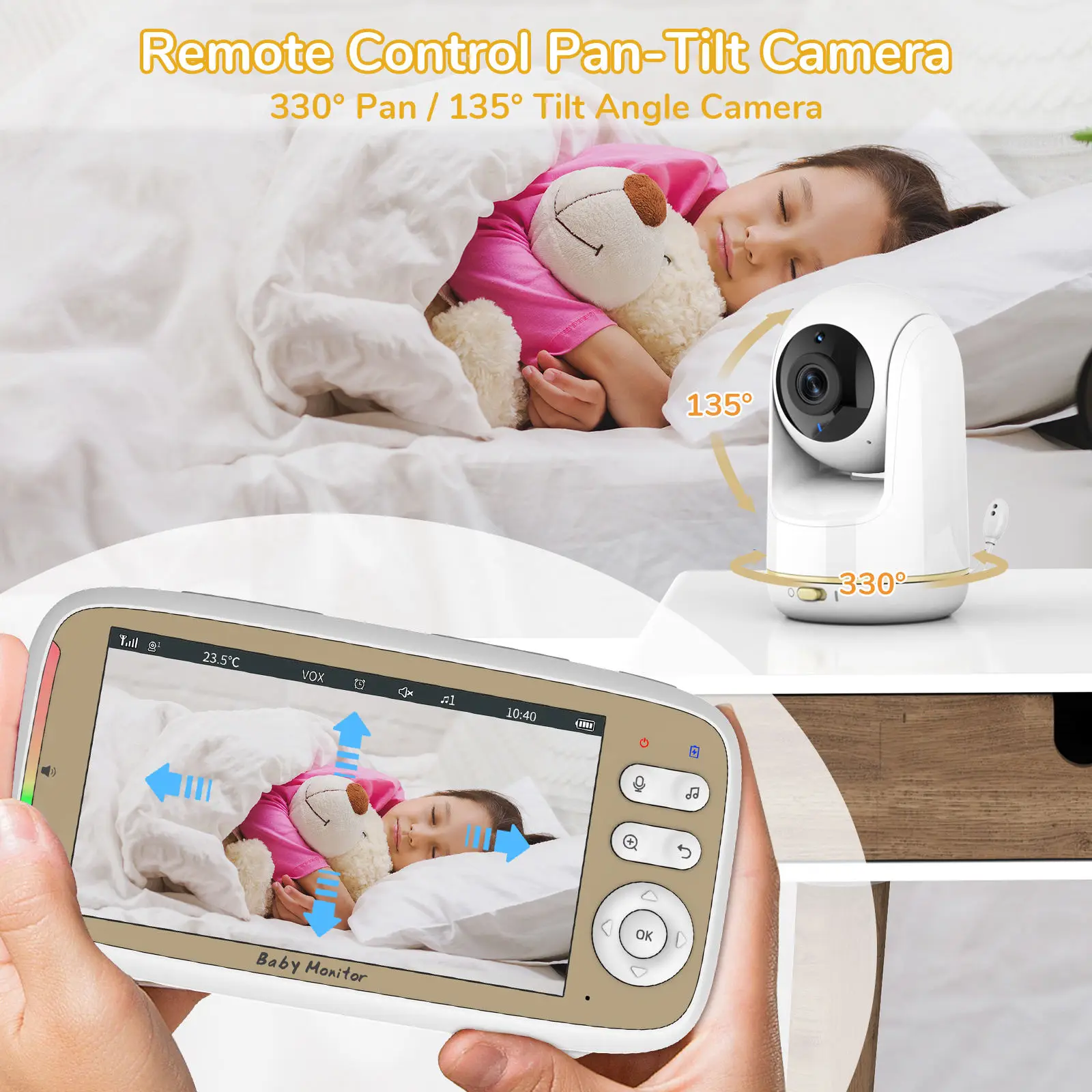 VB803 PRO Baby Monitor, avec 2 - Audio Hd Music avis et prix