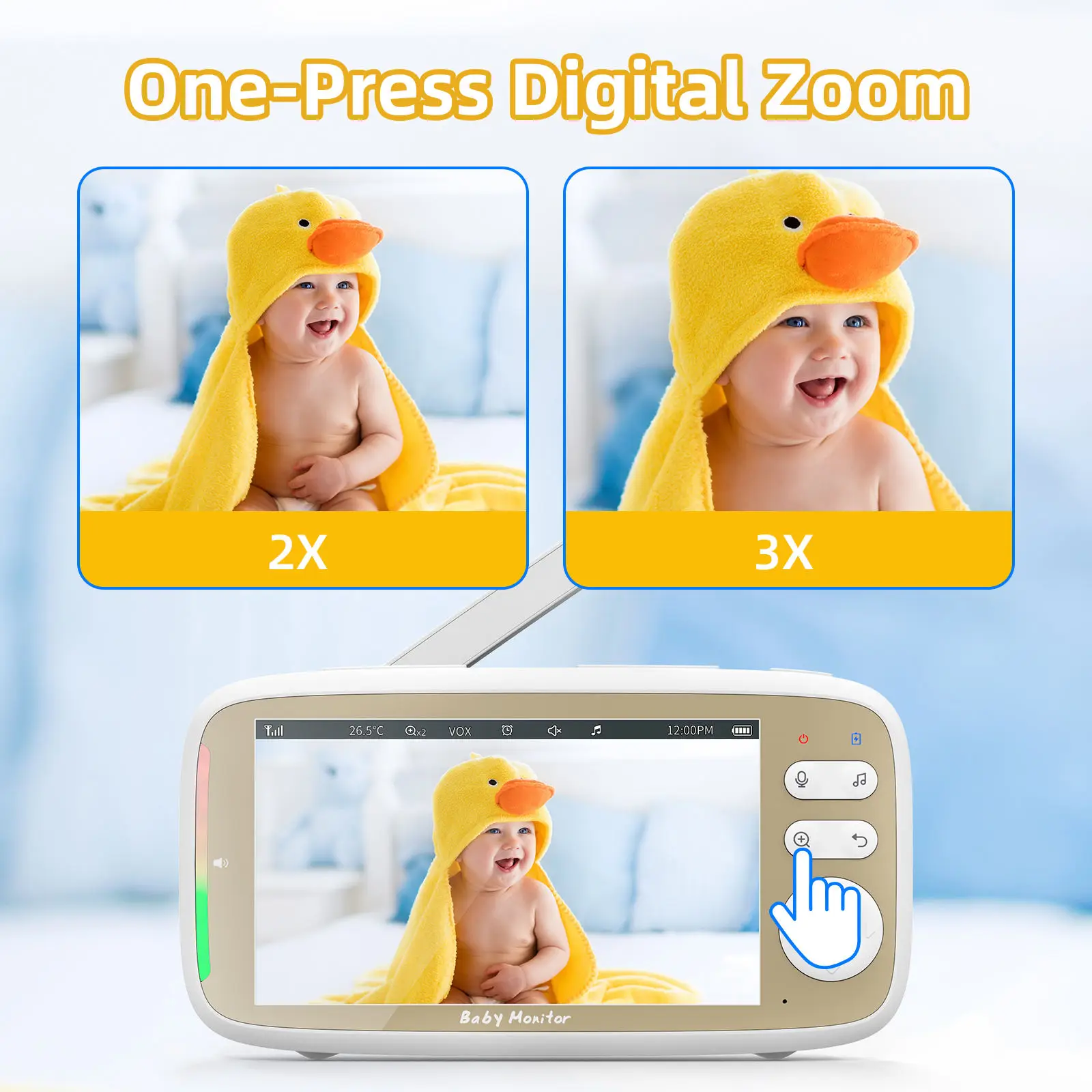 VB803 PRO Baby Monitor, avec 2 - Audio Hd Music avis et prix