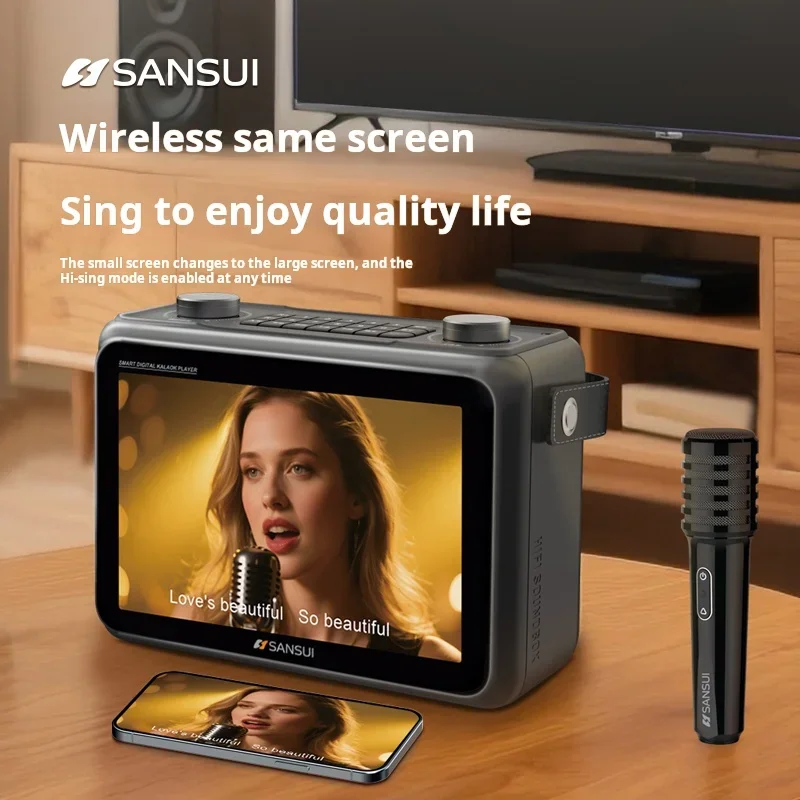 SANSUI K115 écran LED 10.1 pou - Audio Music Lyrics avis et prix