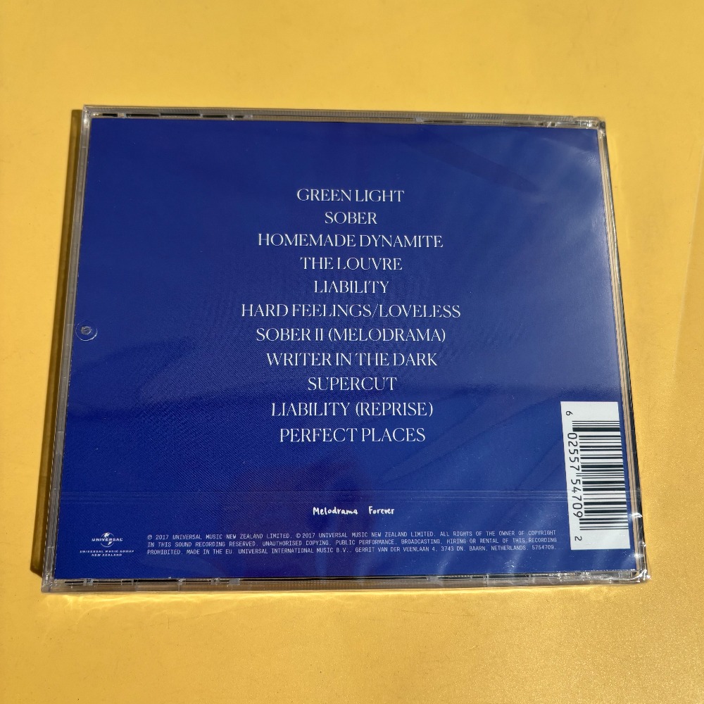 CD 'Melodrama' Lorde Pop Musiq - Audio Music Editing avis et prix