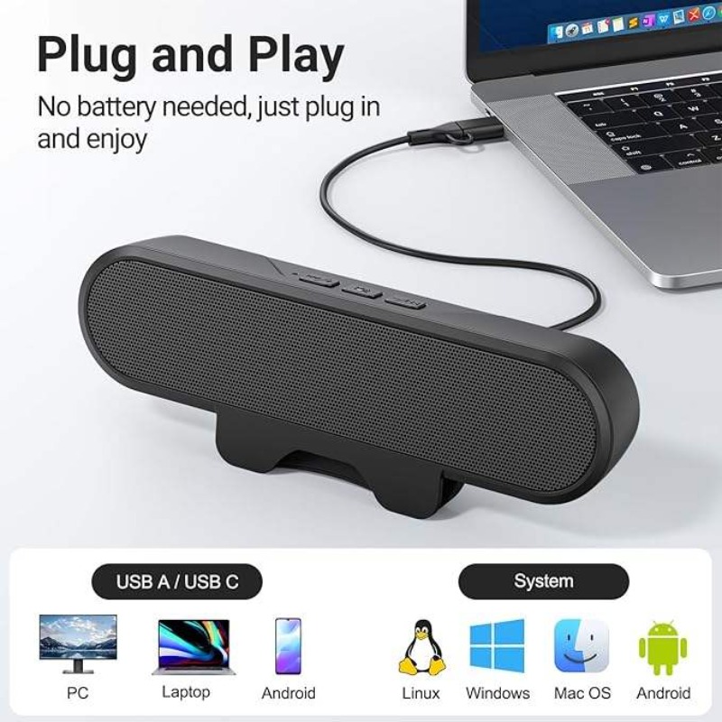 Barre de son USB Portable à cl - Audio Music Online Mp3 avis et prix