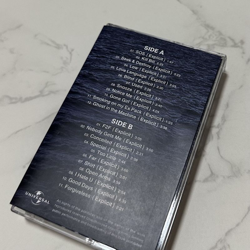 Cassette de musique R&B occide - Audio Music Lyrics avis et prix