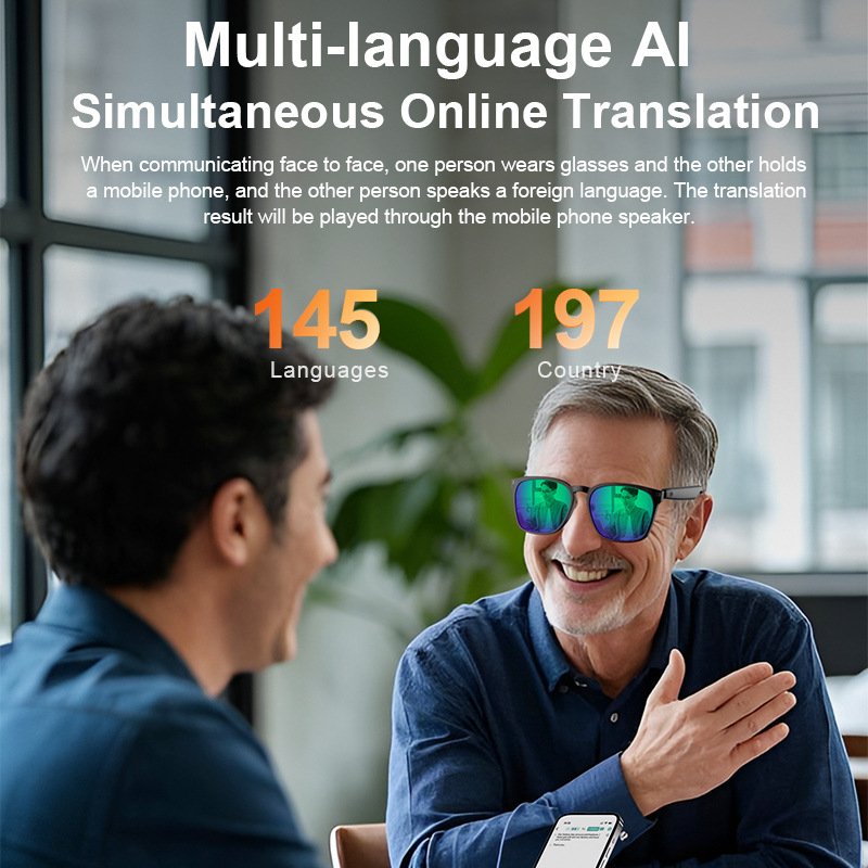 Lunettes intelligentes Bluetoo - Audio Music To Video Ai avis et prix