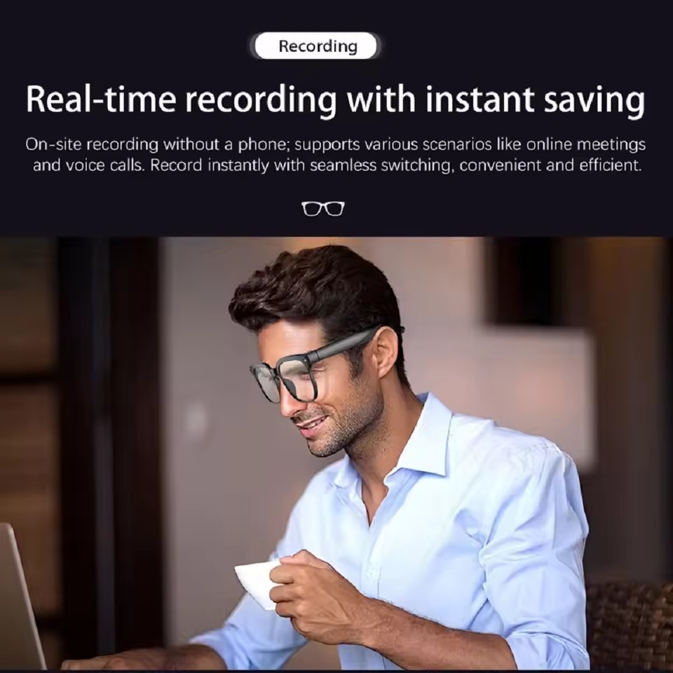 Lunettes intelligentes M02S AI - Audio Music To Video Ai avis et prix