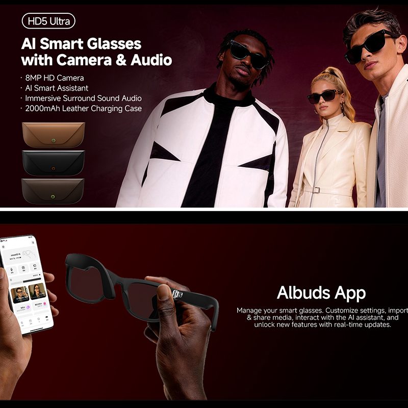 Nouvelles lunettes intelligent - Audio Music Recognition avis et prix