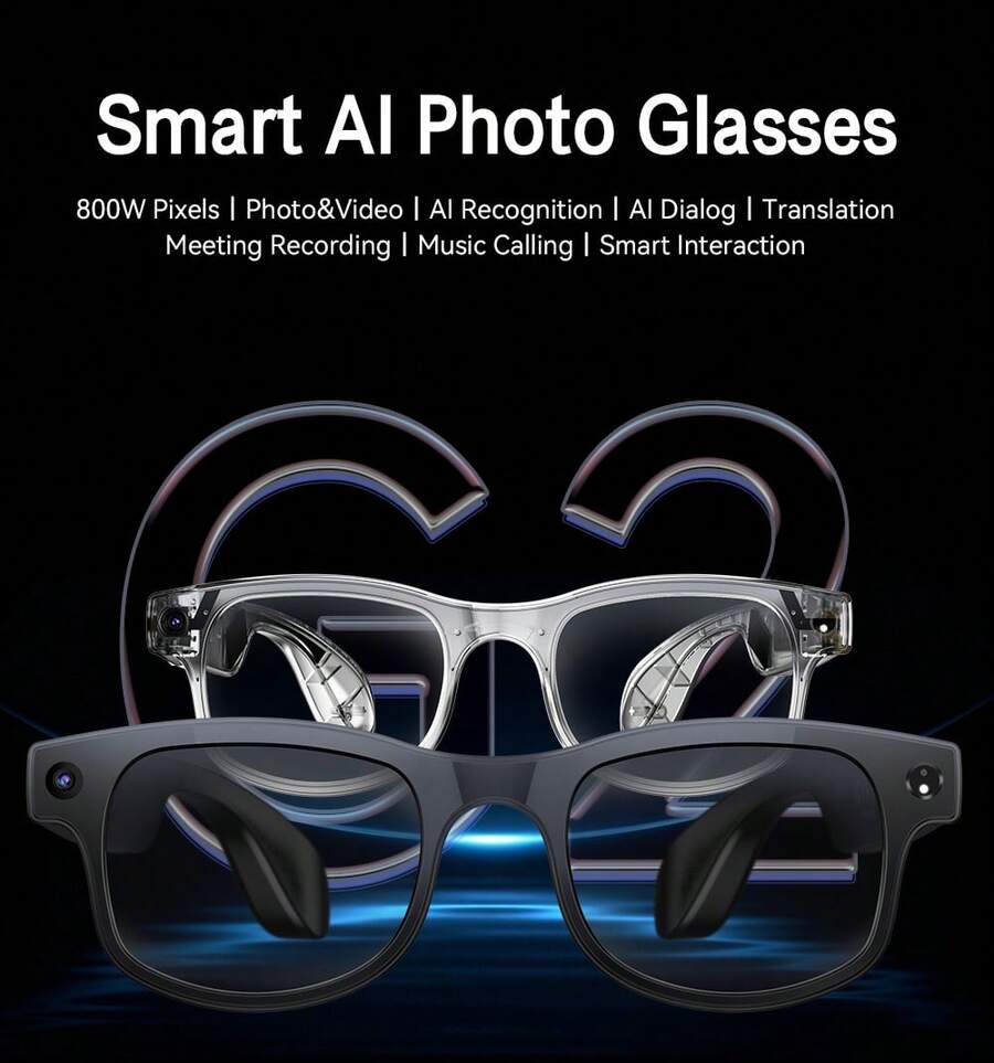 Lunettes intelligentes IA avec - Audio Music Recognition avis et prix