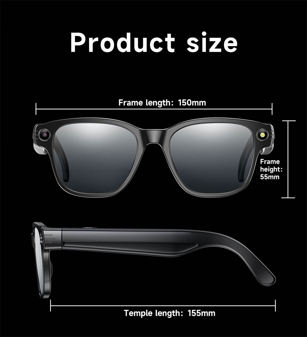 Nouveau L801 lunettes intellig - Audio Music To Video Ai avis et prix