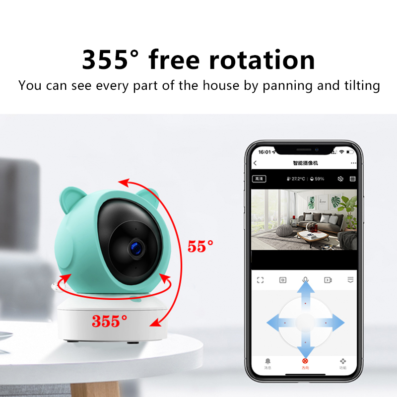 Danmini 1080P bébé moniteur Mo - Audio Hd Music avis et prix