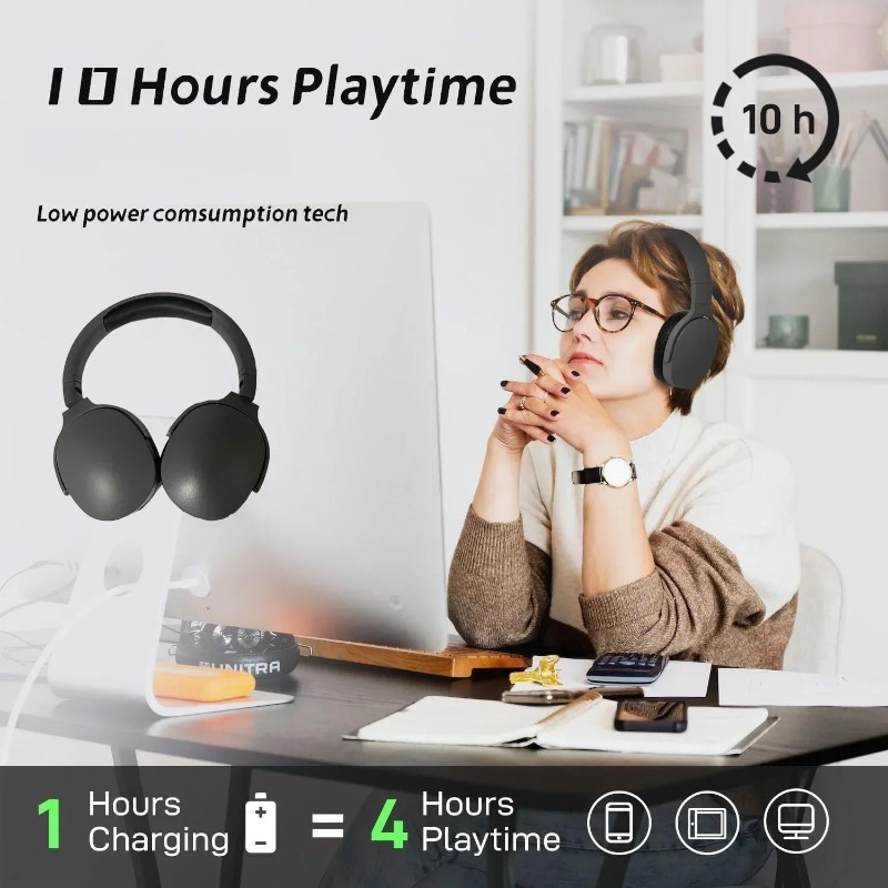 Casque Bluetooth sans fil supr - Audio Hd Music avis et prix