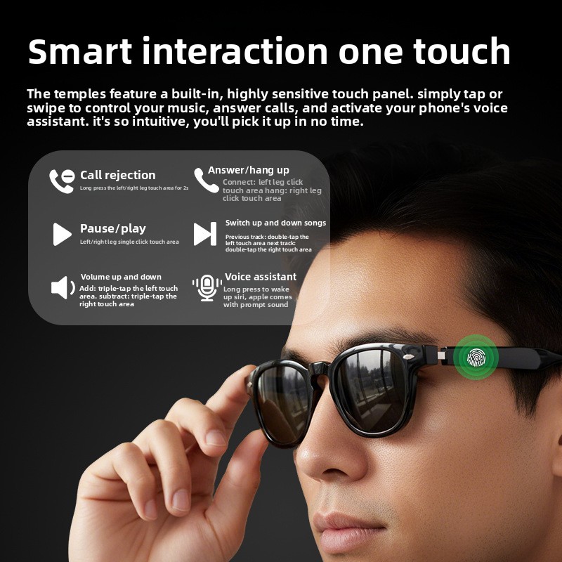 Lunettes Intelligentes H06 : T - Audio Music Recognition avis et prix