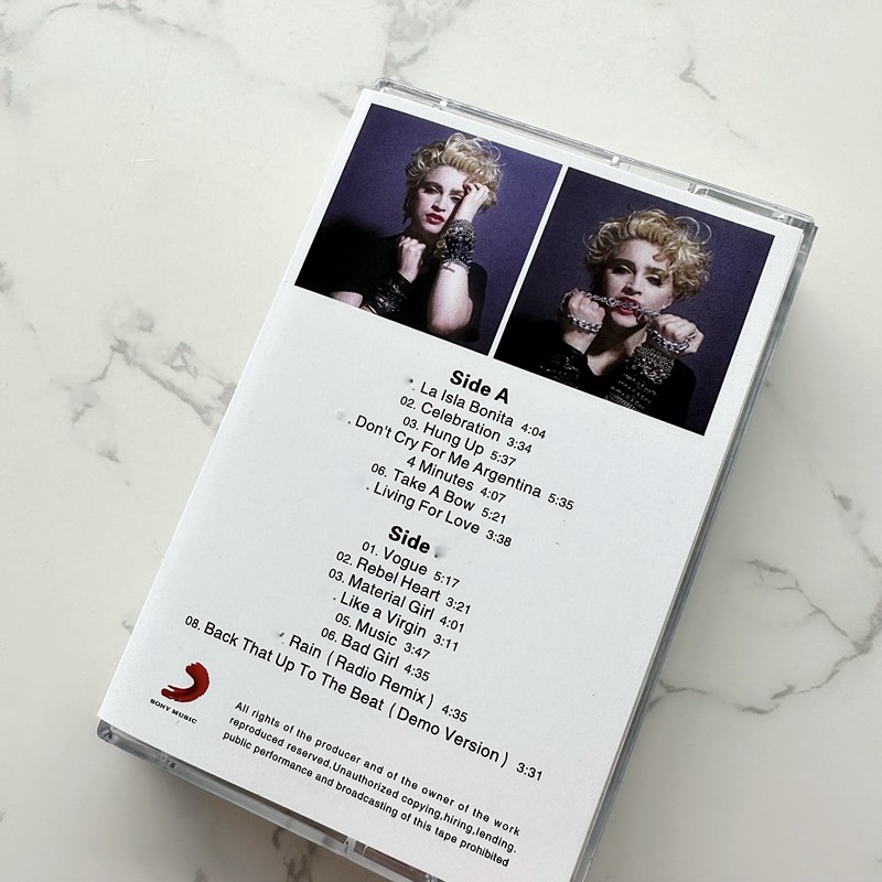 Cassette Pop Européenne et Amé - Audio Music Lyrics avis et prix